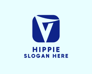 Modern - Modern Technology App Letter V logo design