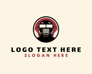 Delivery - Vintage Trucking Logistics logo design