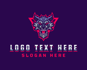 Streaming - Gaming Wolf Avatar logo design