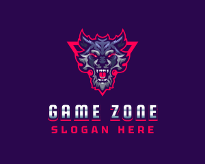 Gaming Wolf Avatar logo design