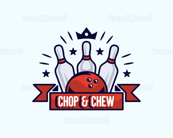 Crown Bowling Alley Championship Logo