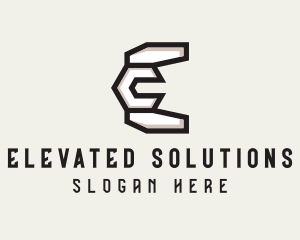 Mechanic Letter E logo design