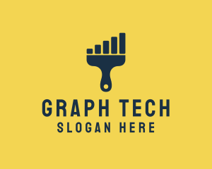 Graph - Creative Paint Graph logo design