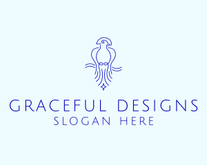 Elegant - Minimalist Elegant Bird logo design