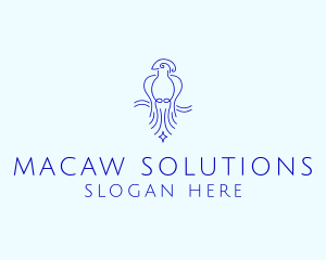 Abstract Cockatoo Aviary logo design