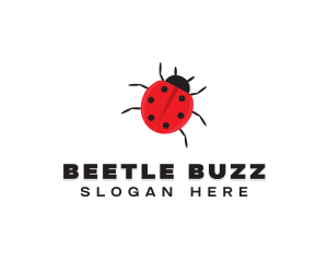 Little Ladybug Insect logo design