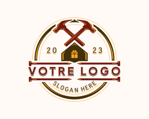 Tools - Home Carpentry Maintenance logo design