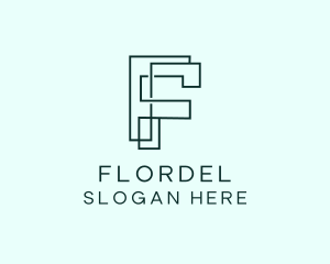 Creative Geometric Structure logo design