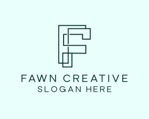 Creative Geometric Structure logo design