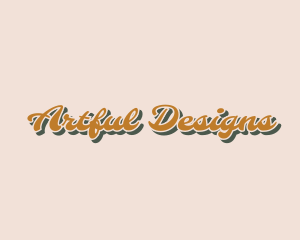 Artistic Retro Fashion logo design