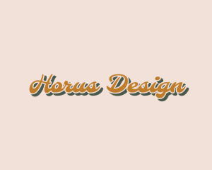 Artistic Retro Fashion logo design