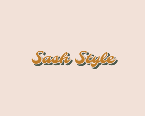 Artistic Retro Fashion logo design