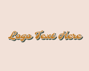 Artistic Retro Fashion Logo