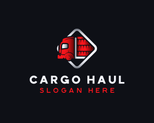 Cargo Truck Forwarding logo design