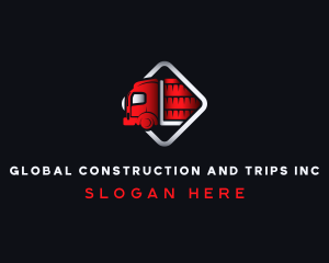 Trailer - Cargo Truck Forwarding logo design