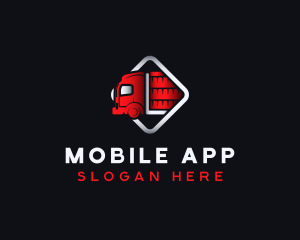 Haulage - Cargo Truck Forwarding logo design