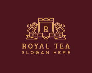 Royal Lion Crest logo design