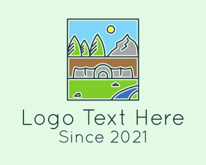 Travel - Outdoor Nature Park logo design