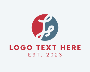Typography - Retro Round Business logo design