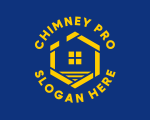 Chimney - Home Construction Realtor logo design