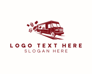Popcorn - Food Truck Express logo design
