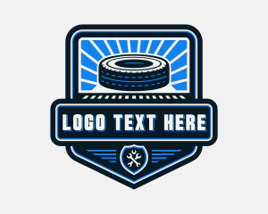 Tire Wrench Mechanic Logo