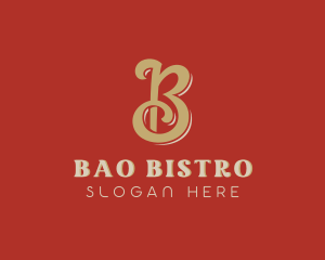 Retro Cafe Bistro logo design