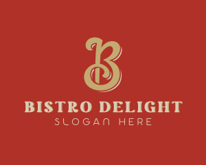 Retro Cafe Bistro logo design