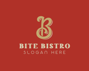 Retro Cafe Bistro logo design