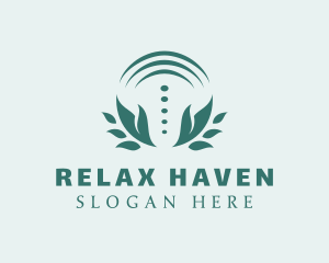 Leaf Nature Relaxation logo design