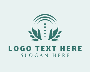Therapy - Leaf Nature Relaxation logo design