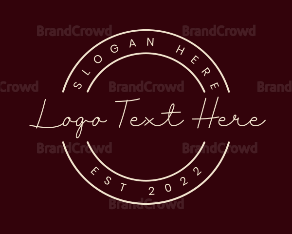 Elegant Cursive Business Logo