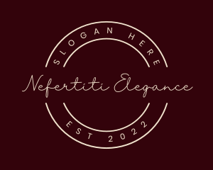 Elegant Cursive Business logo design