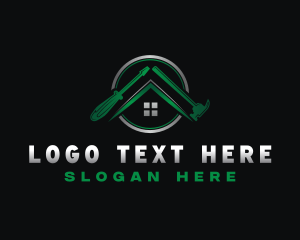 Tools - Repair Hammer Construction logo design