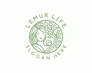 Eco Woman Wellness logo design