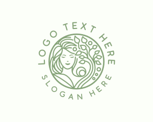 Eco - Eco Woman Wellness logo design