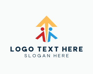 Logistics - Human Arrow Logistics logo design