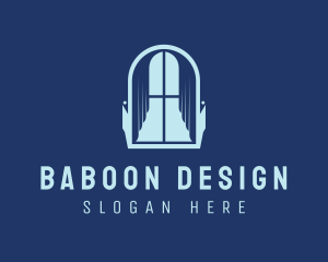 Curtain Interior Design logo design