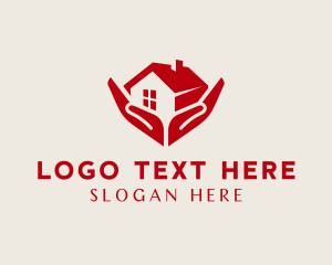 Home Shelter Hand Logo