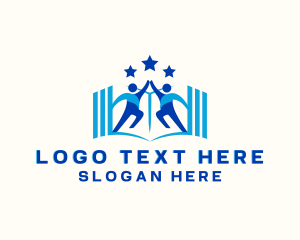 Literature - Community Book Club logo design