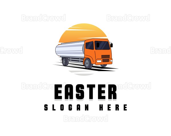 Transport Truck Vehicle Logo