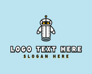 Futuristic - Robot Droid Bot logo design