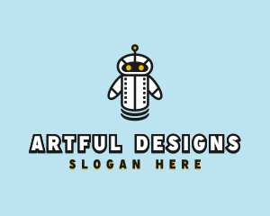 Robot Droid Bot logo design