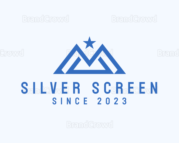 Blue Mountain Letter M Logo