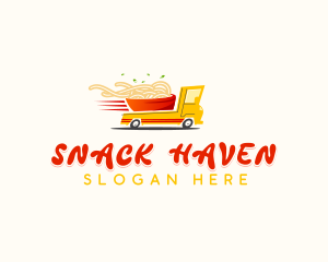 Ramen Noodles Truck logo design