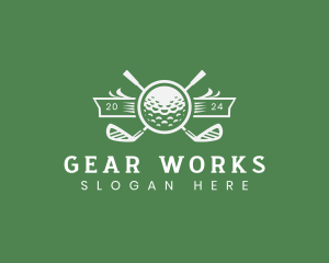 Golf Ball Sports logo design