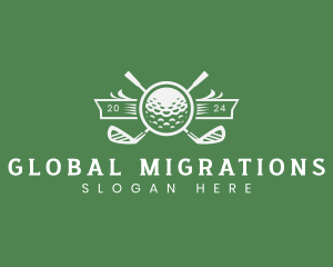 Golf Ball Sports logo design