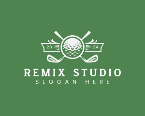 Golf Ball Sports logo design