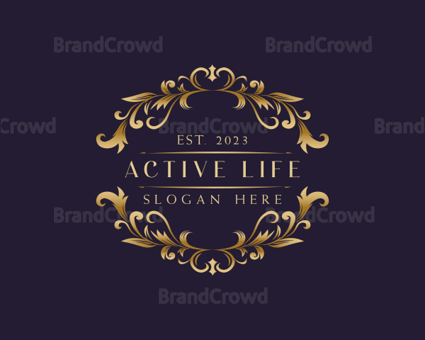 Luxury Royalty Decorative Ornamental Logo