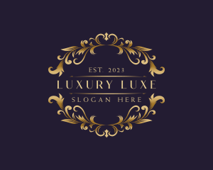 Luxury Royalty Decorative Ornamental logo design